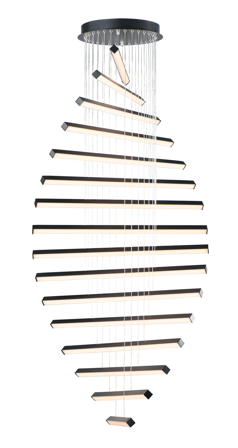 ET2 E21379-BK Hover 16 Light LED Pendant | Black