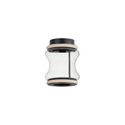 ET2 E21380-18BK Syndicate LED Flush Mount | Black