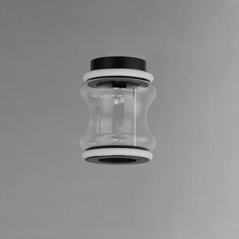 ET2 E21380-18BK Syndicate LED Flush Mount | Black