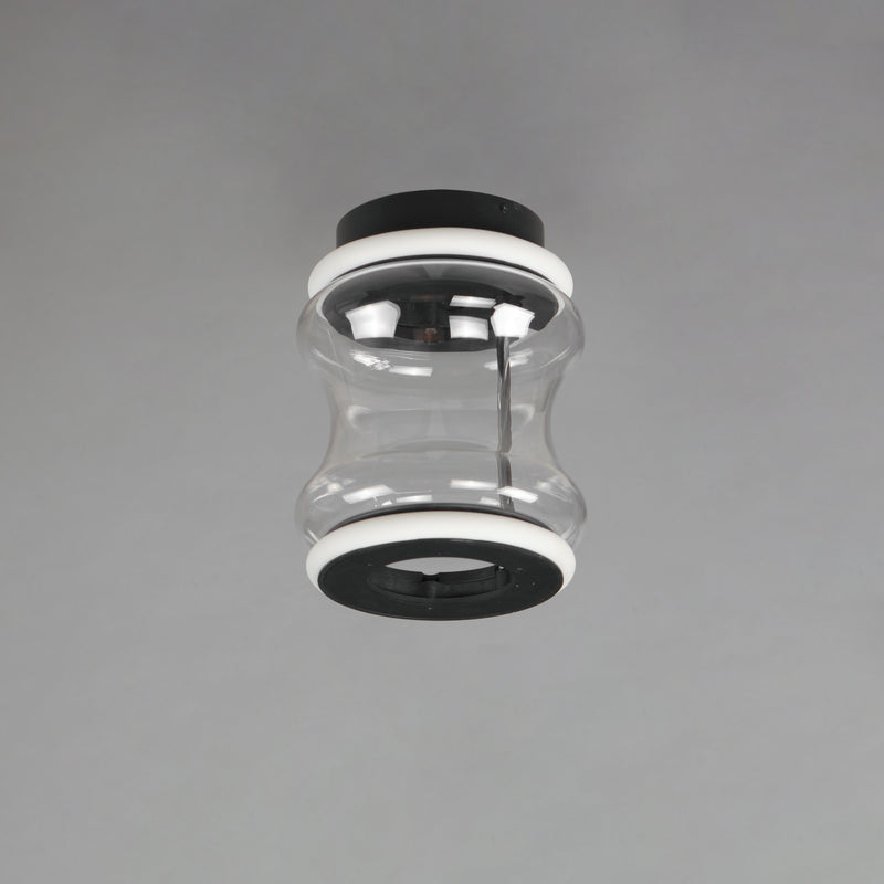 ET2 E21380-18BK Syndicate LED Flush Mount | Black