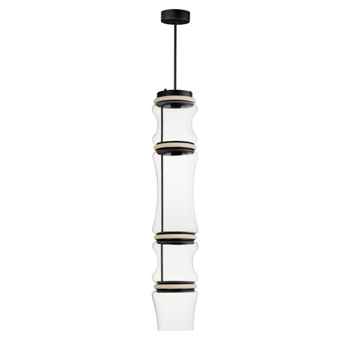 ET2 E21384-18BK Syndicate 4 Light Pendant | Black