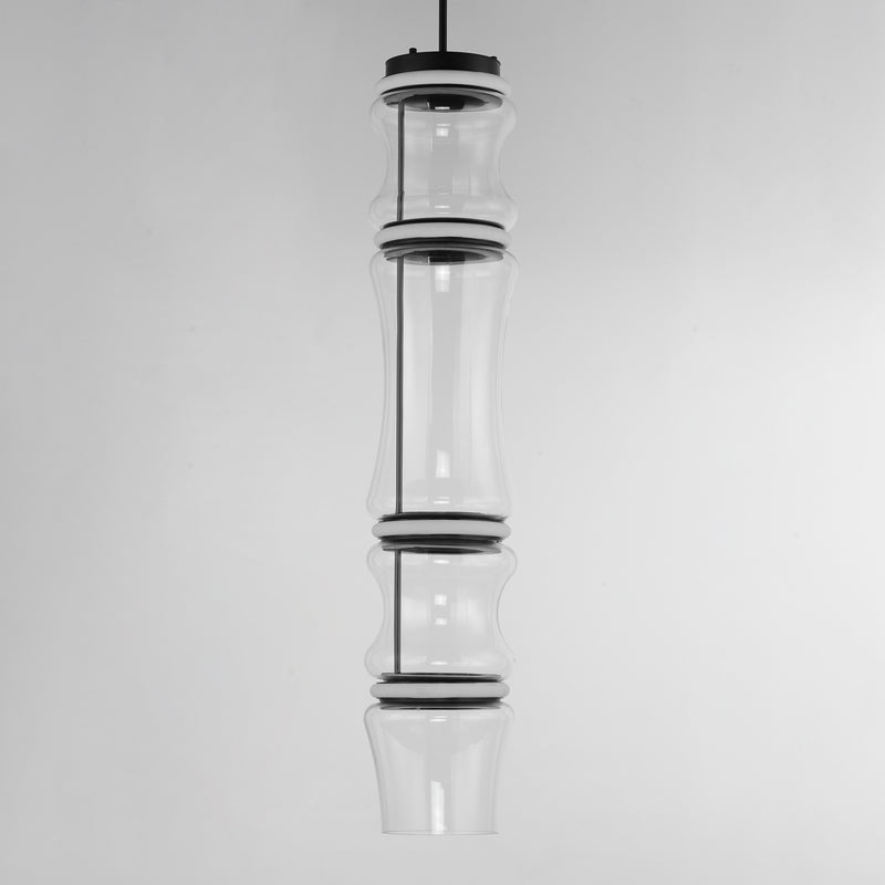 ET2 E21384-18BK Syndicate 4 Light Pendant | Black
