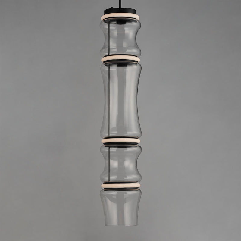 ET2 E21384-18BK Syndicate 4 Light Pendant | Black
