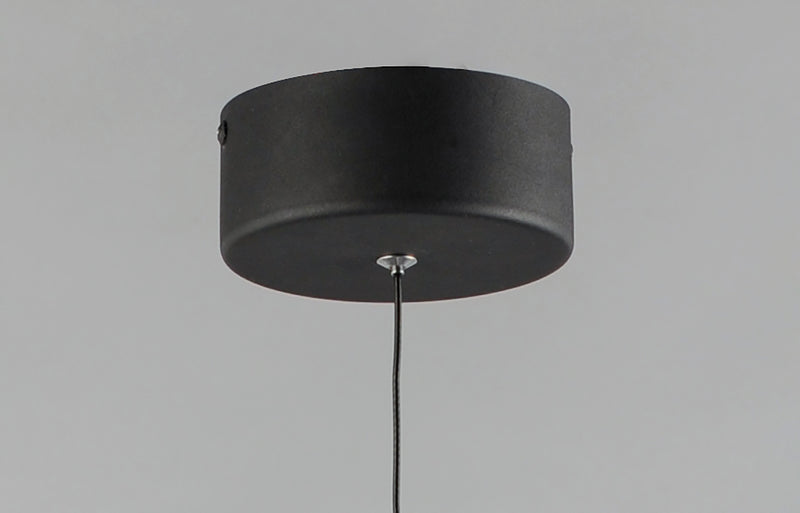 ET2 E21441-BKMG Mermaid 1 Light LED Pendant | Black / Metallic Gold