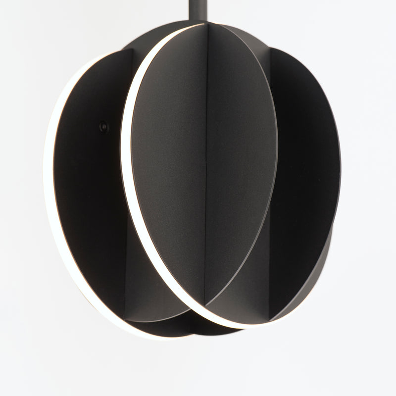 ET2 E21482-BK Interval LED Mini Sphere Pendant | Black