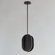 ET2 E21484-BK Interval LED Small Ellipse Pendant | Black
