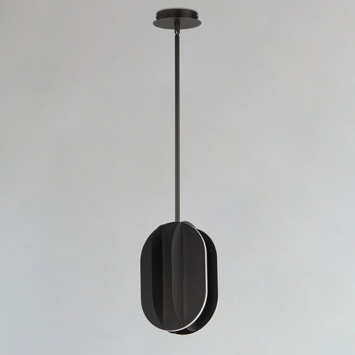ET2 E21484-BK Interval LED Small Ellipse Pendant | Black