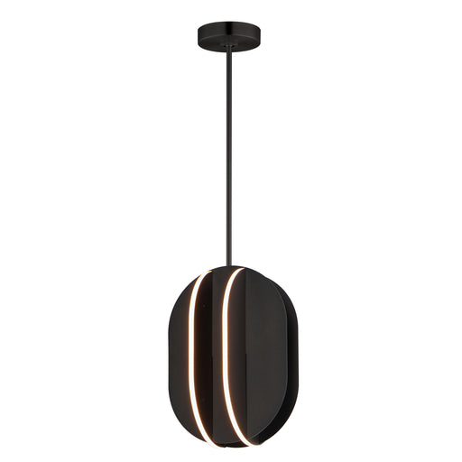 ET2 E21486-BK Interval LED Medium Ellipse Pendant | Black