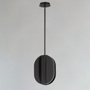 ET2 E21486-BK Interval LED Medium Ellipse Pendant | Black