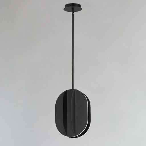 ET2 E21486-BK Interval LED Medium Ellipse Pendant | Black