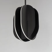 ET2 E21486-BK Interval LED Medium Ellipse Pendant | Black