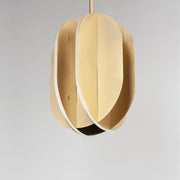ET2 E21486-SBR Interval LED Medium Ellipse Pendant | Satin Brass