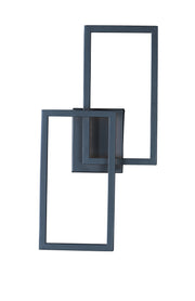 ET2 E21511-BK Traverse LED Outdoor Wall Sconce | Black