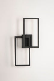 ET2 E21511-BK Traverse LED Outdoor Wall Sconce | Black