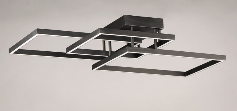 ET2 E21513-BK Traverse LED Flush/Wall Mount | Black