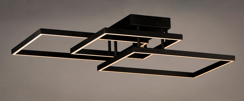 ET2 E21513-BK Traverse LED Flush/Wall Mount | Black
