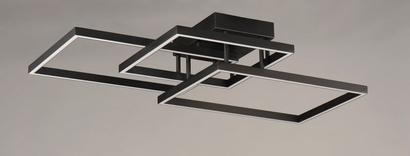 ET2 E21513-BK Traverse LED Flush/Wall Mount | Black