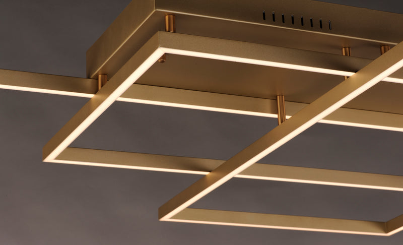 ET2 E21513-CHP Traverse LED Flush/Wall Mount | Champagne