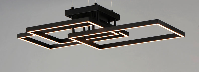 ET2 E21515-BK Traverse LED Pendant | Black