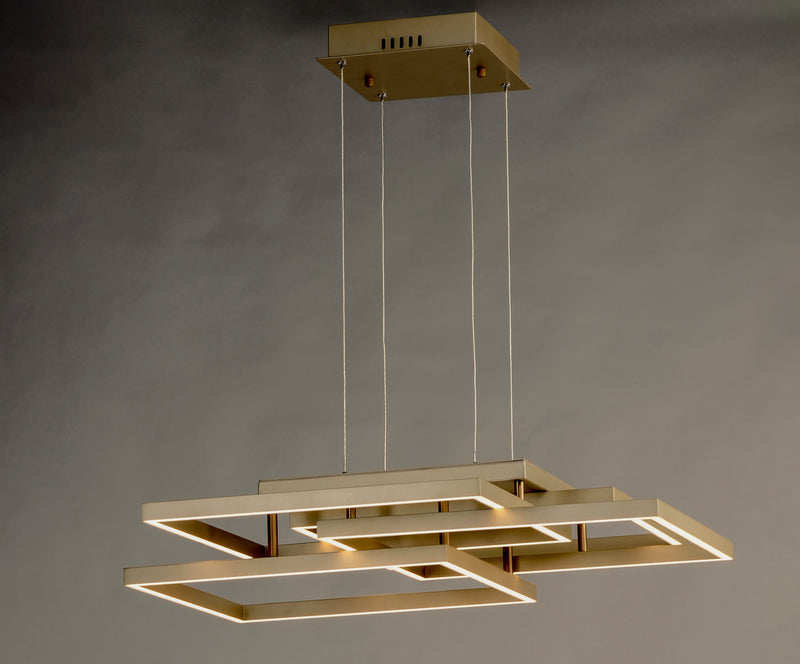 ET2 E21516-CHP Traverse LED Pendant | Champagne