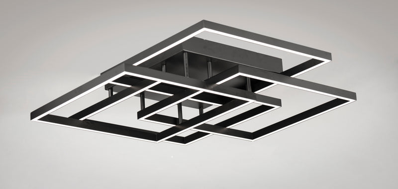 ET2 E21518-BK Traverse LED Flush/Wall Mount | Black