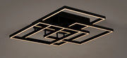 ET2 E21518-BK Traverse LED Flush/Wall Mount | Black