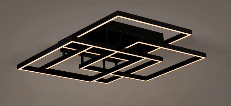 ET2 E21518-BK Traverse LED Flush/Wall Mount | Black