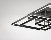 ET2 E21518-BK Traverse LED Flush/Wall Mount | Black