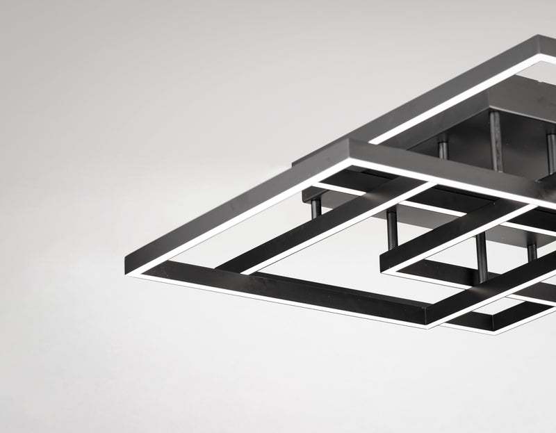 ET2 E21518-BK Traverse LED Flush/Wall Mount | Black