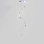 ET2 E21569-18PC Dewdrop 15 Light LED Pendant | Polished Chrome