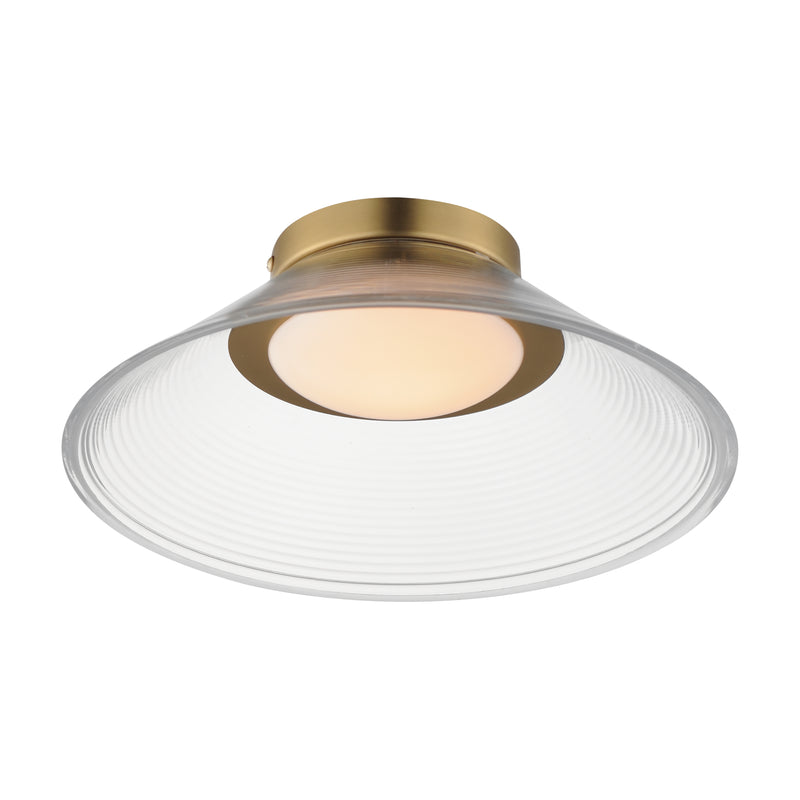 ET2 E22082-144SBR Jensen 12" Wall Sconce | Satin Brass