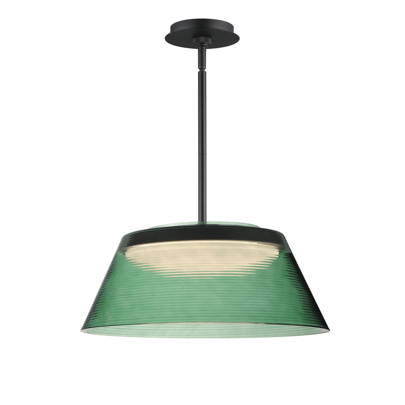 ET2 E22088-04BK Jensen 18" LED Pendant | Black