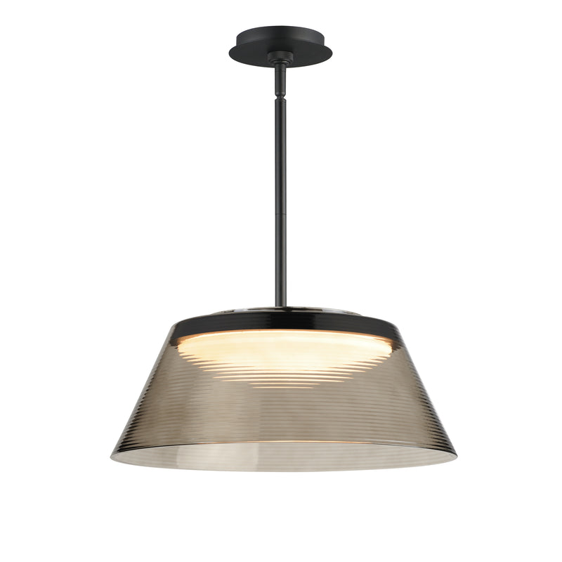 ET2 E22088-138BK Jensen 18" LED Pendant | Black