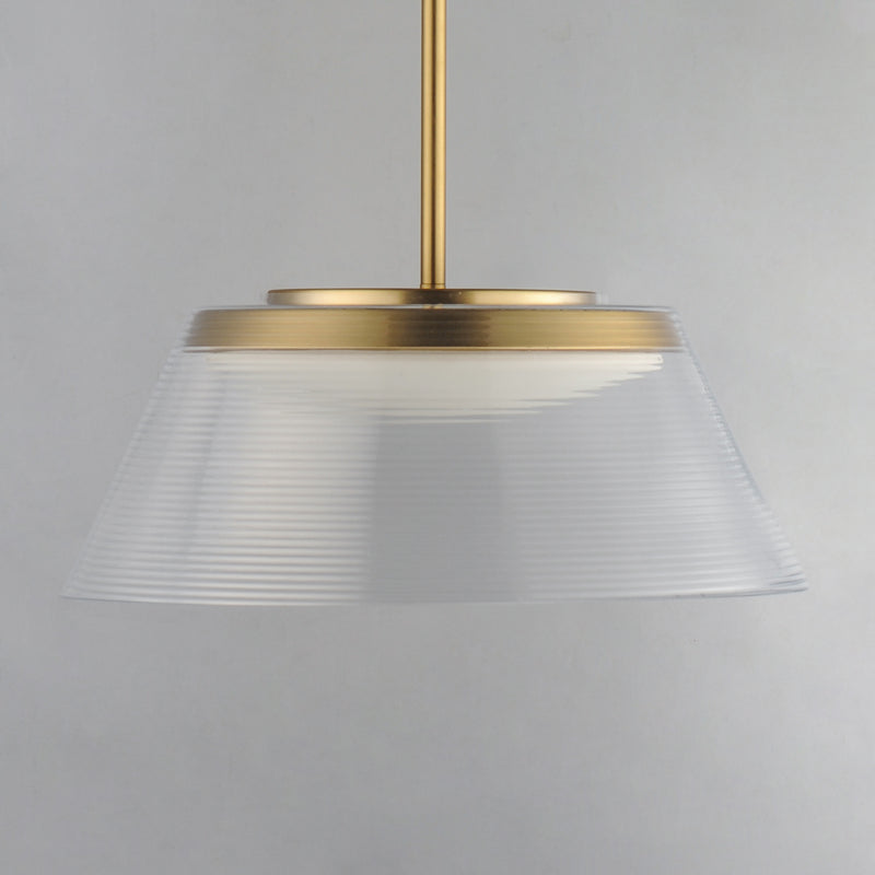 ET2 E22088-144SBR Jensen 18" LED Pendant | Satin Brass