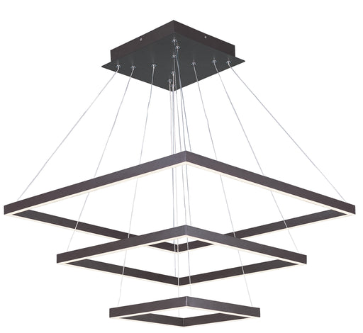 ET2 E22407-BZ Quad 3 Tier LED Pendant | Bronze