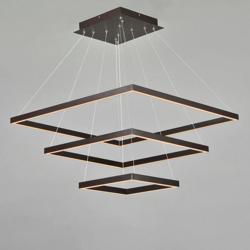 ET2 E22407-BZ Quad 3 Tier LED Pendant | Bronze