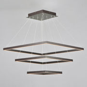 ET2 E22407-BZ Quad 3 Tier LED Pendant | Bronze