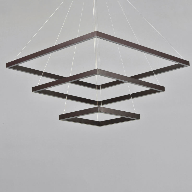 ET2 E22407-BZ Quad 3 Tier LED Pendant | Bronze