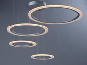 ET2 E22662-11MS Saturn II 4 Light LED Pendant | Matte Silver