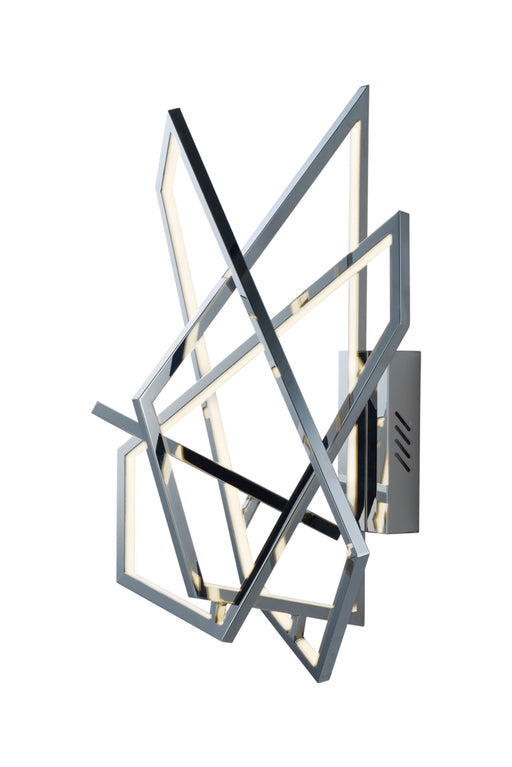 ET2 E22674-PC Trapezoid LED Wall Sconce | Polished Chrome