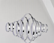 ET2 E22716-PC Hoops 11 Light LED Pendant | Polished Chrome