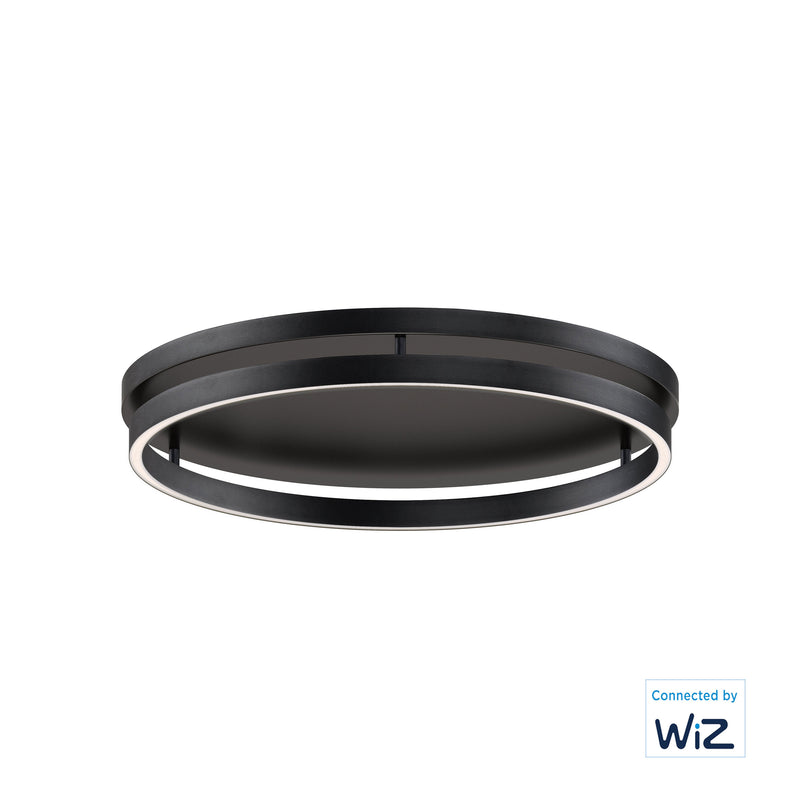 ET2 E22720-BK Groove LED Flush Mount WiZ | Black