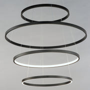ET2 E22729-BK Groove 4 Tier LED Pendant WiZ | Black
