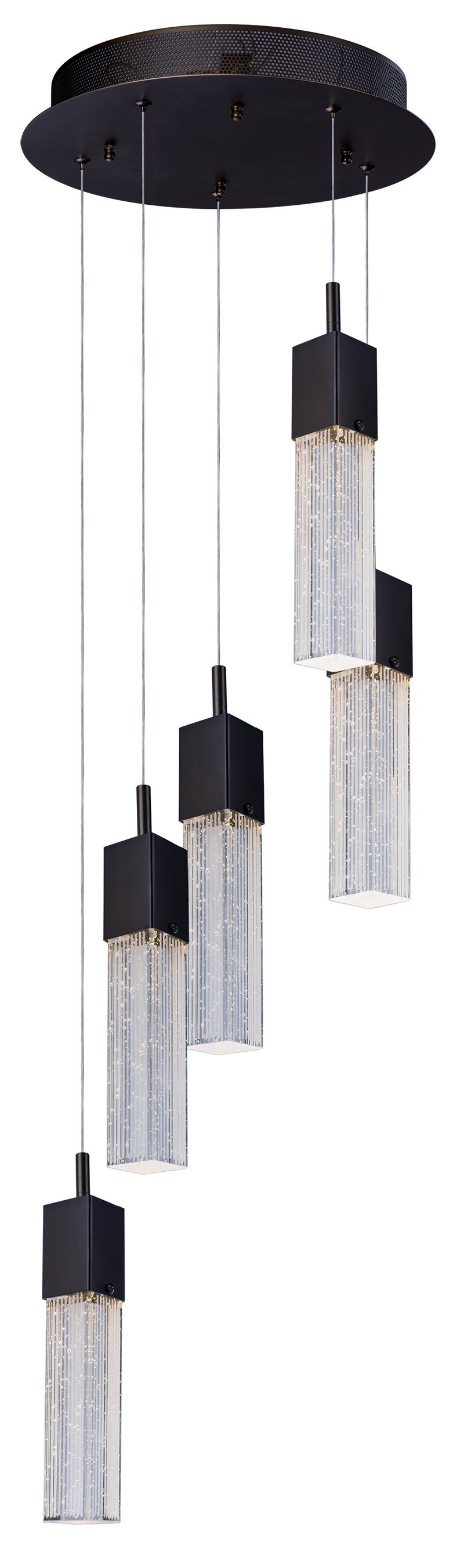 ET2 E22765-89BZ Fizz III 5 Light LED Pendant | Bronze