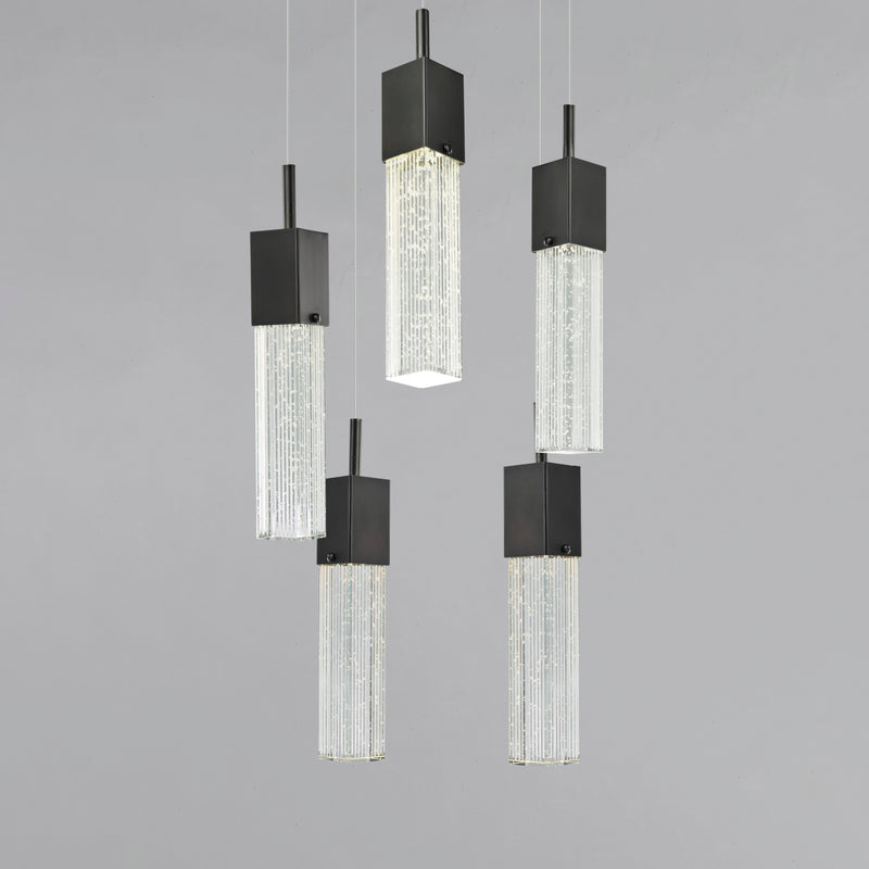 ET2 E22765-89BZ Fizz III 5 Light LED Pendant | Bronze