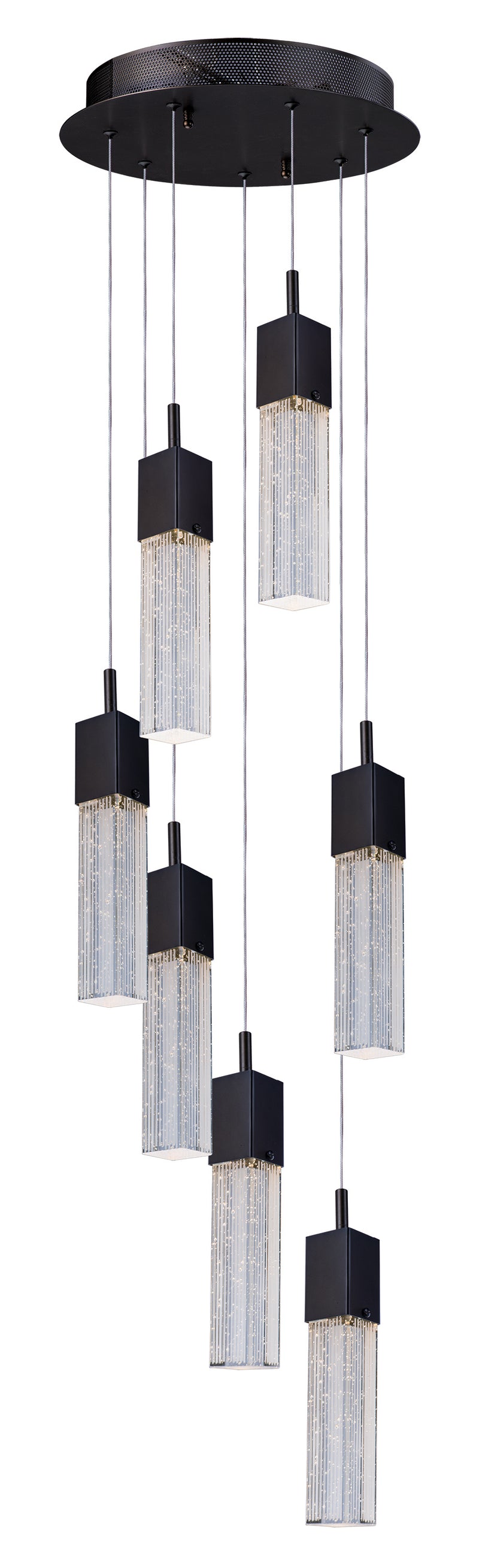 ET2 E22767-89BZ Fizz III 7 Light LED Pendant | Bronze
