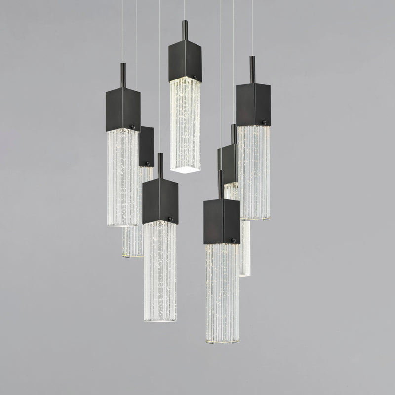 ET2 E22767-89BZ Fizz III 7 Light LED Pendant | Bronze