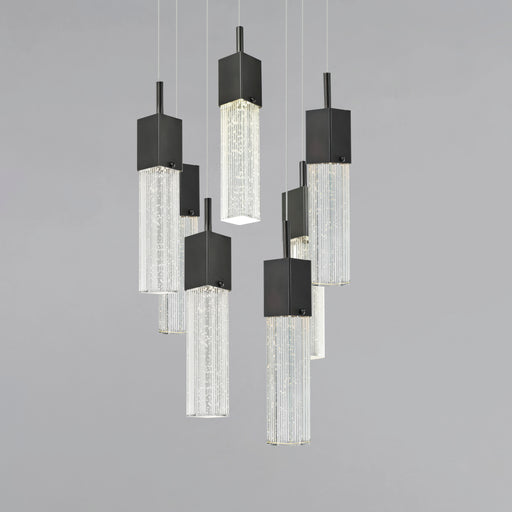 ET2 E22767-89BZ Fizz III 7 Light LED Pendant | Bronze