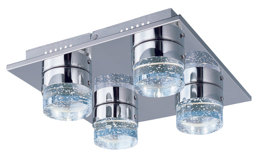 ET2 E22772-91PC Fizz IV 4 Light LED Flush Mount | Polished Chrome