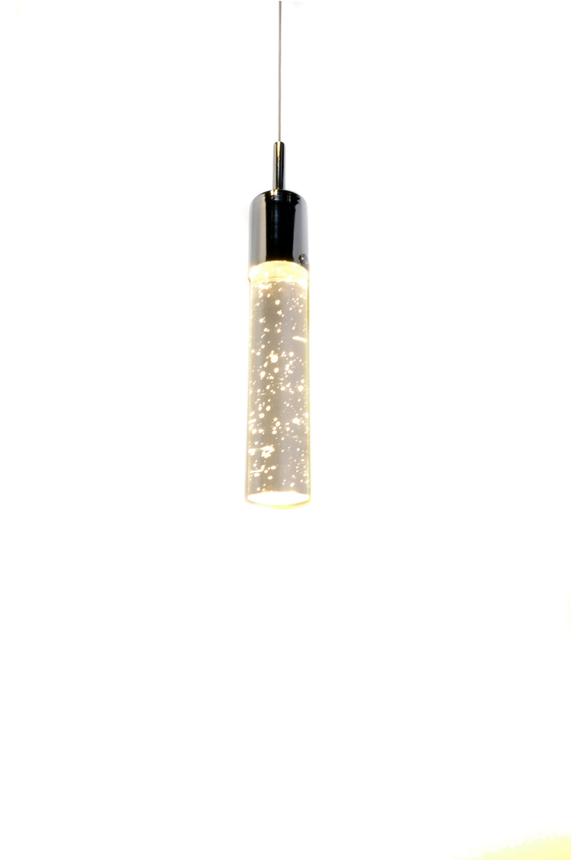 ET2 E22775-91PC Fizz IV 5 Light LED Pendant | Polished Chrome